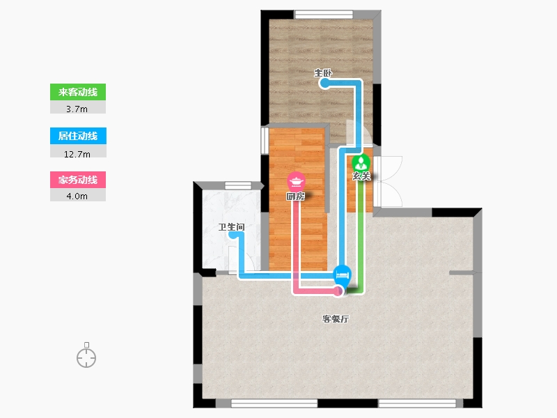 陕西省-西安市-中梁国宾府-63.15-户型库-动静线