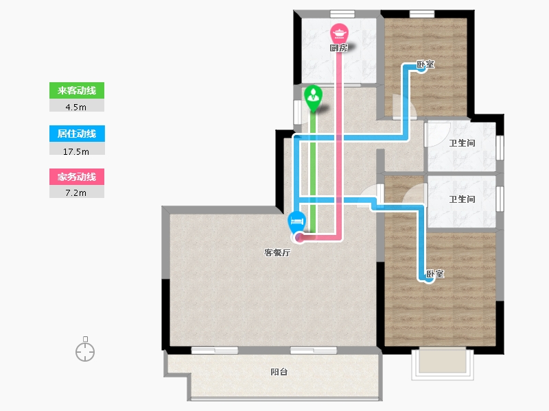 江苏省-无锡市-中奥光年-88.39-户型库-动静线