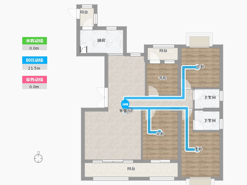 福建省-福州市-融信大卫城-85.00-户型库-动静线