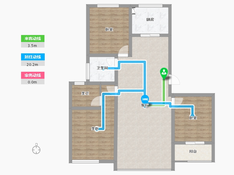 陕西省-宝鸡市-如园·城市运动公园-96.43-户型库-动静线