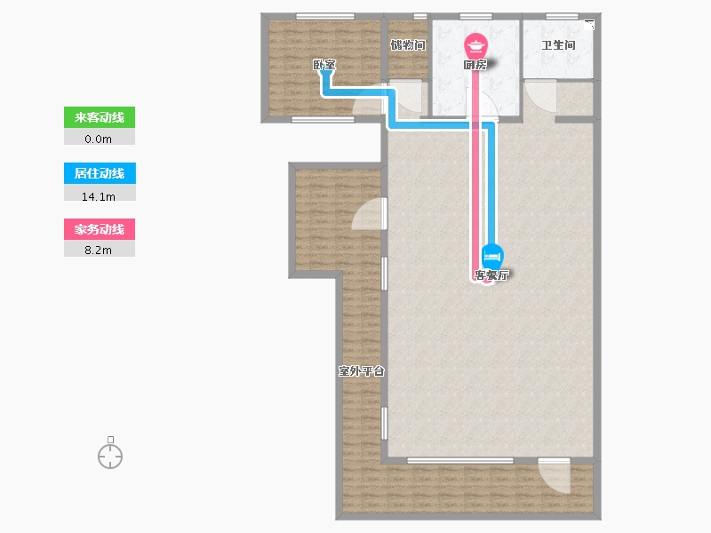 江苏省-无锡市-田园东方-184.00-户型库-动静线