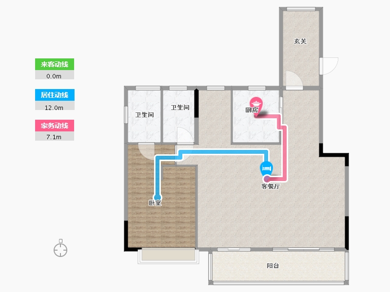 江苏省-无锡市-绿城凤起和鸣-168.01-户型库-动静线