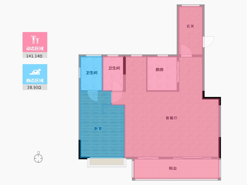 江苏省-无锡市-绿城凤起和鸣-168.01-户型库-动静分区