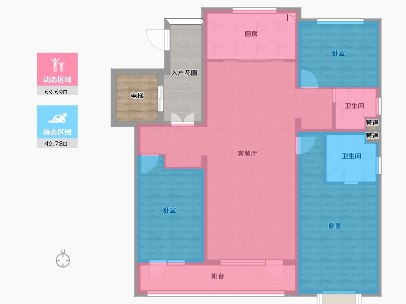 山西省-大同市-大同富力悦玺-118.66-户型库-动静分区