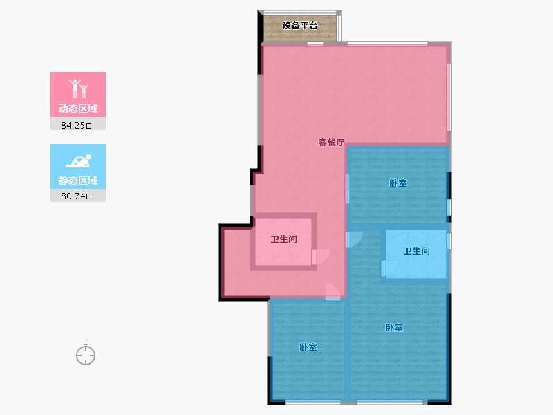 江苏省-无锡市-和玺-154.01-户型库-动静分区