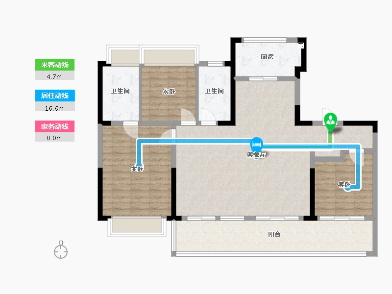 江苏省-无锡市-旭辉公元-114.01-户型库-动静线