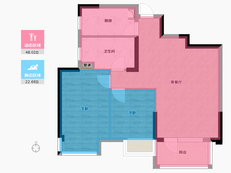 广西壮族自治区-北海市-昊海梧桐-63.04-户型库-动静分区