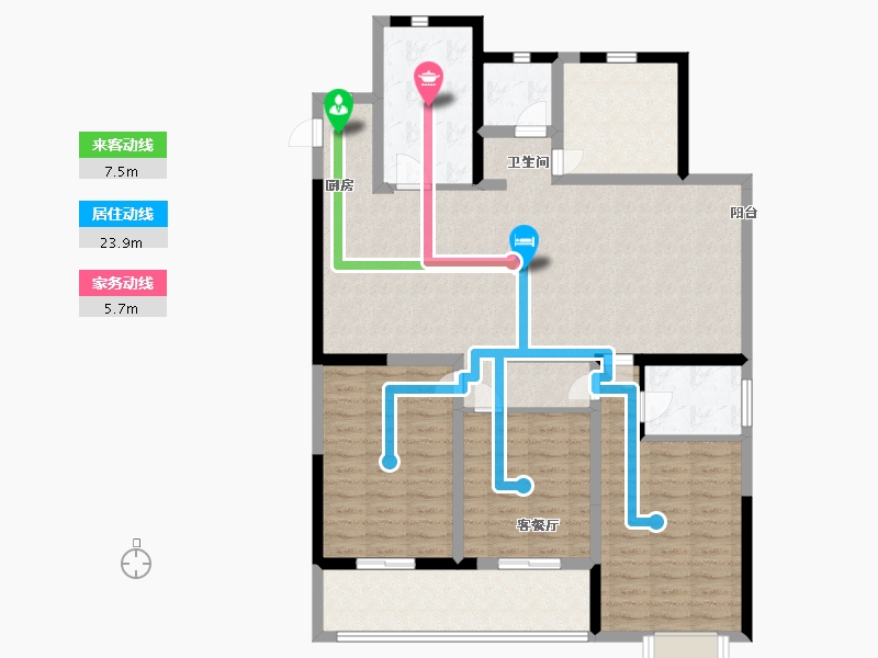 江苏省-常州市-港悦府-124.00-户型库-动静线