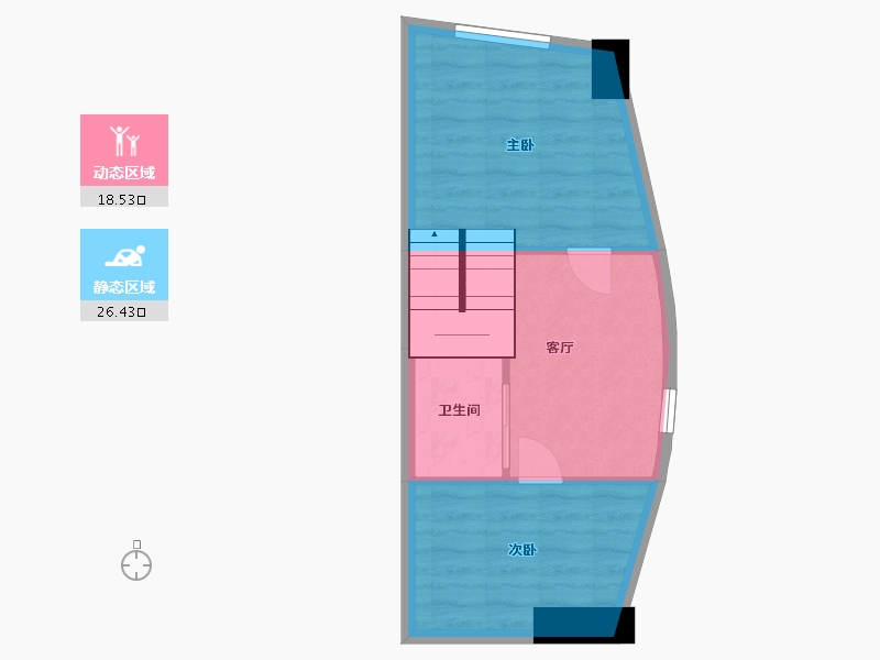 黑龙江省-哈尔滨市-汇智中心-39.75-户型库-动静分区