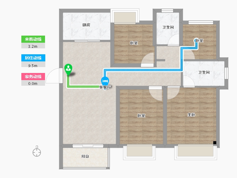 江苏省-苏州市-苏胥湾-90.01-户型库-动静线