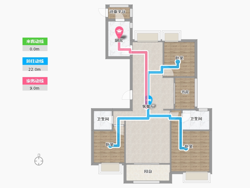 江苏省-苏州市-苏州吴中万达广场-112.00-户型库-动静线