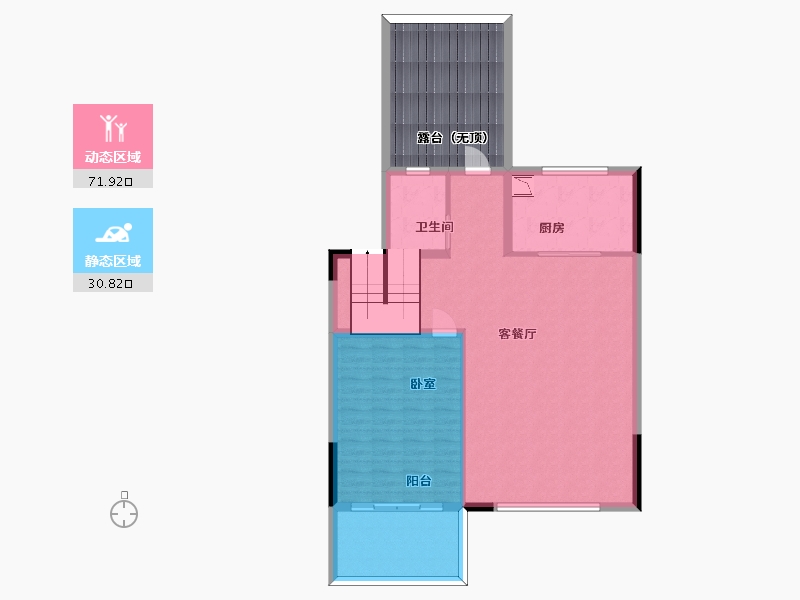 江苏省-苏州市-绿地萃雅院-109.97-户型库-动静分区