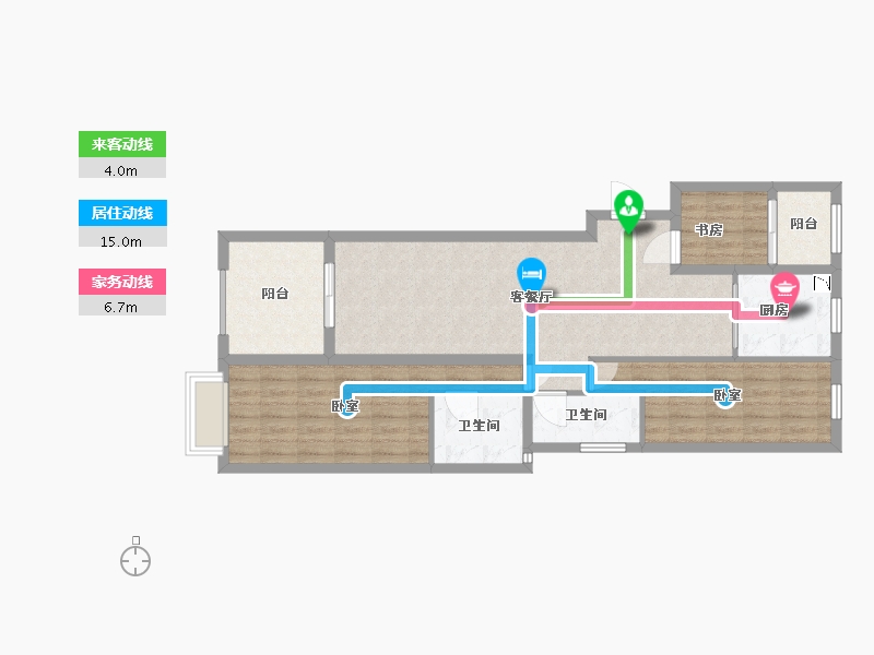 江西省-抚州市-京华府-86.00-户型库-动静线