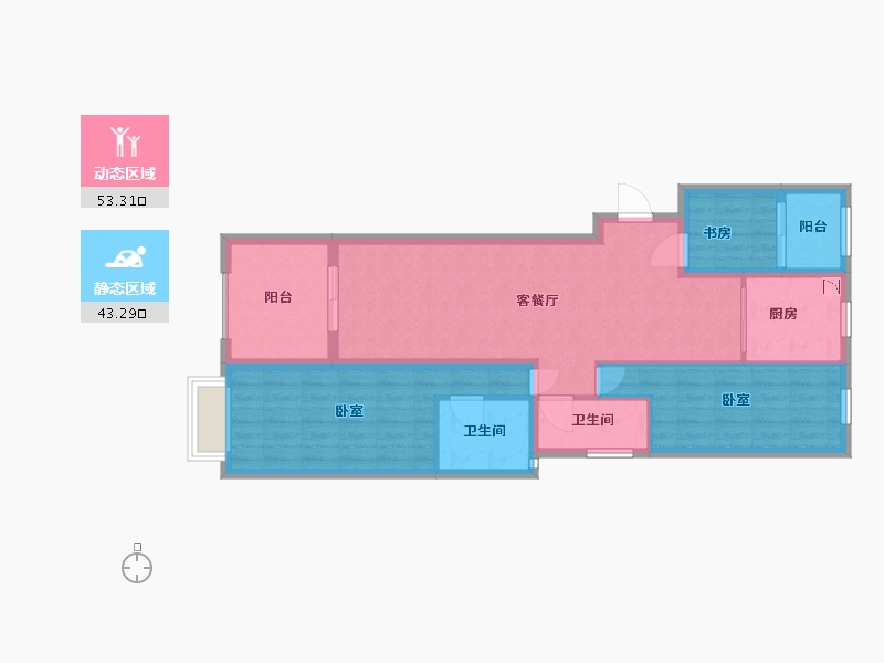 江西省-抚州市-京华府-86.00-户型库-动静分区