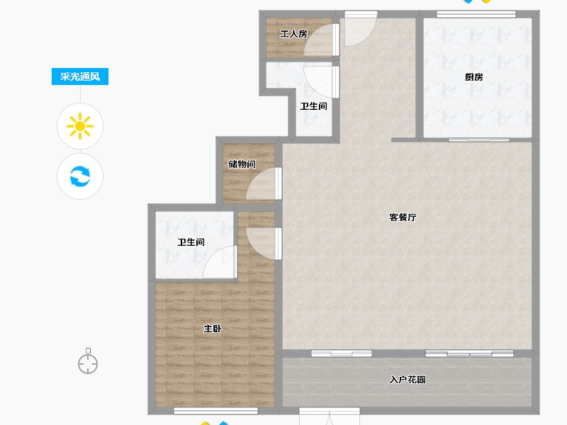 陕西省-榆林市-阳光城璞悦-152.01-户型库-采光通风