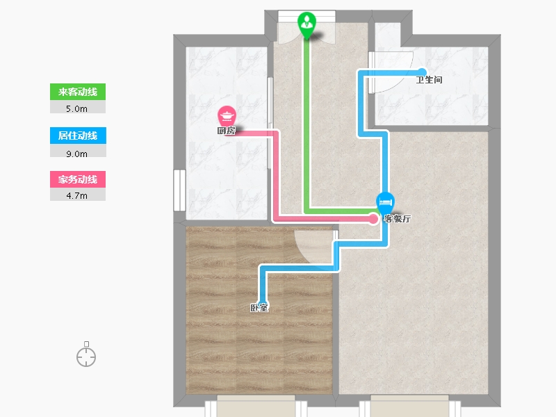 辽宁省-葫芦岛市-首开·国风海岸-44.25-户型库-动静线