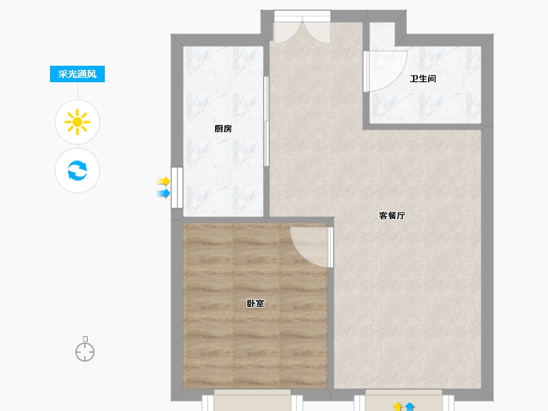 辽宁省-葫芦岛市-首开·国风海岸-44.25-户型库-采光通风