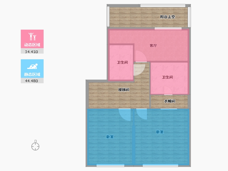 江苏省-苏州市-中海富仕居-92.00-户型库-动静分区