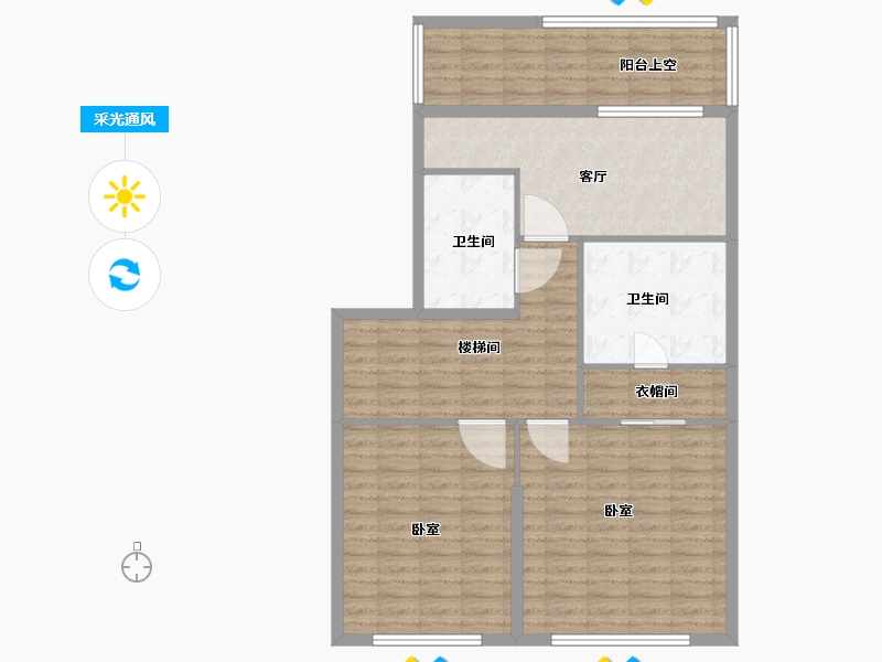 江苏省-苏州市-中海富仕居-92.00-户型库-采光通风