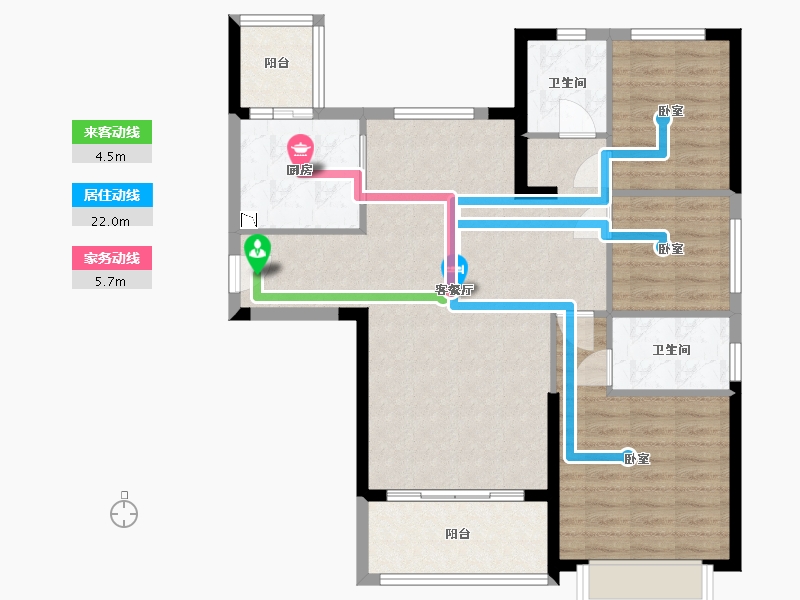 甘肃省-兰州市-兰州恒大御景天下-92.19-户型库-动静线