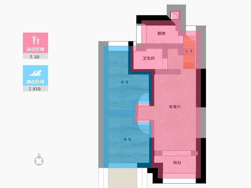 江苏省-徐州市-和平上东-5.81-户型库-动静分区