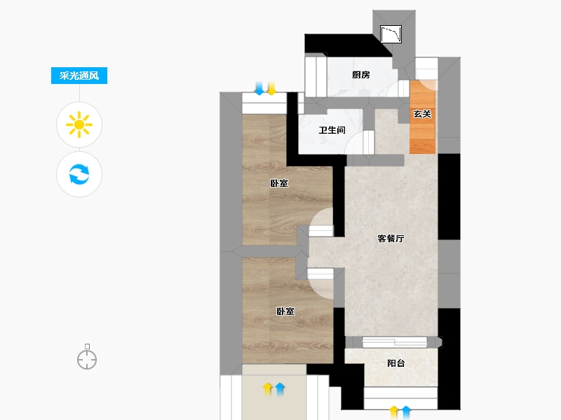 江苏省-徐州市-和平上东-5.81-户型库-采光通风