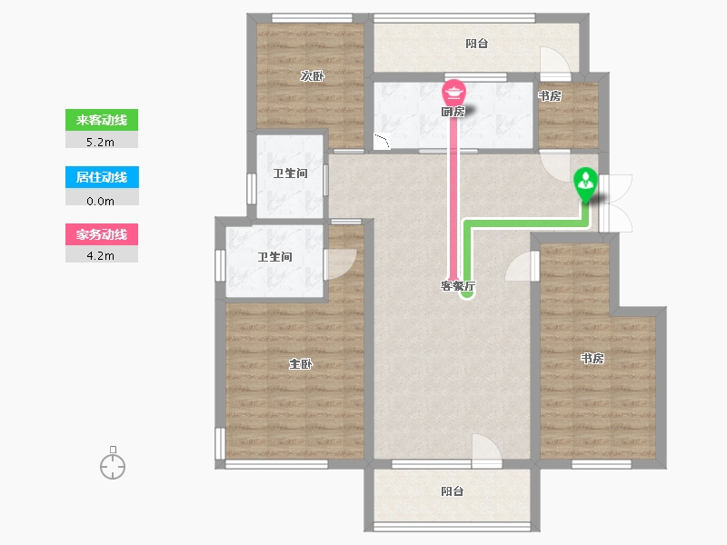 黑龙江省-哈尔滨市-华润置地·崑崙御-106.87-户型库-动静线