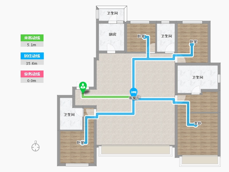 陕西省-西安市-中国铁建西派时代-150.31-户型库-动静线