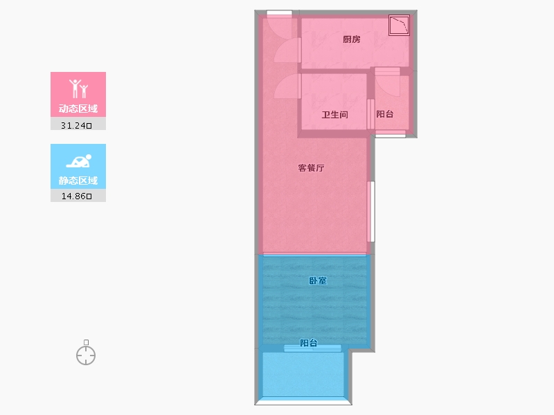 江苏省-苏州市-太湖相王府·橘郡-40.23-户型库-动静分区