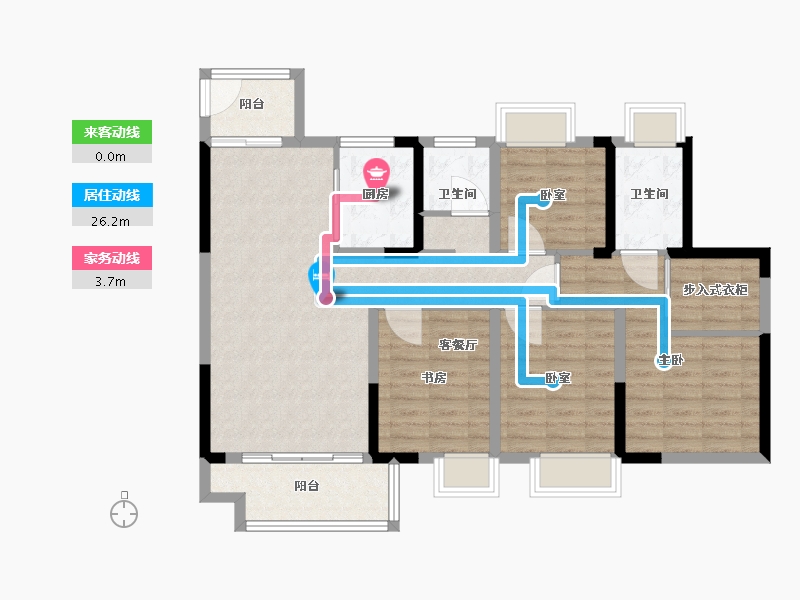 江西省-抚州市-时代天境-102.01-户型库-动静线