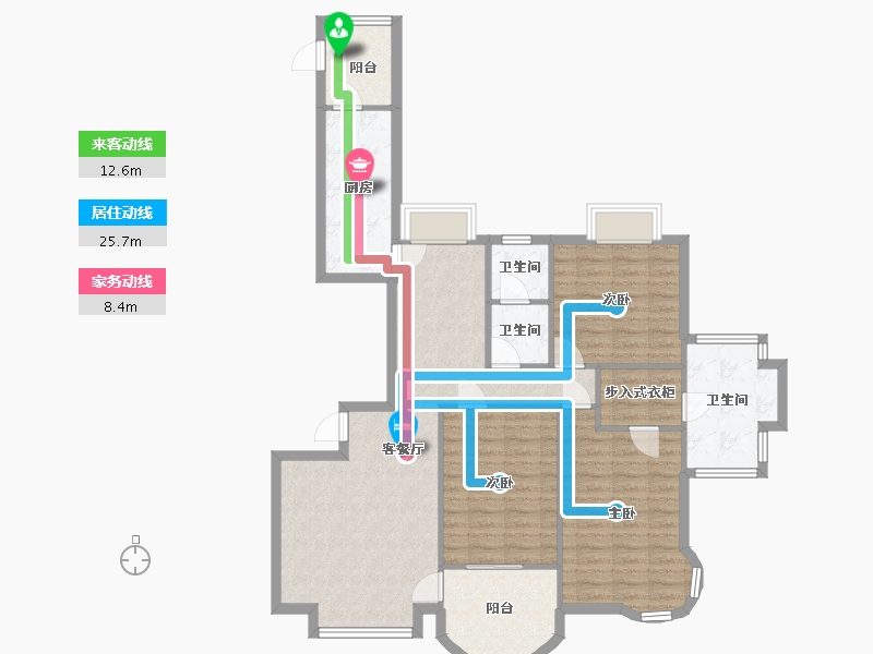 河南省-郑州市-绿洲银郡-112.00-户型库-动静线