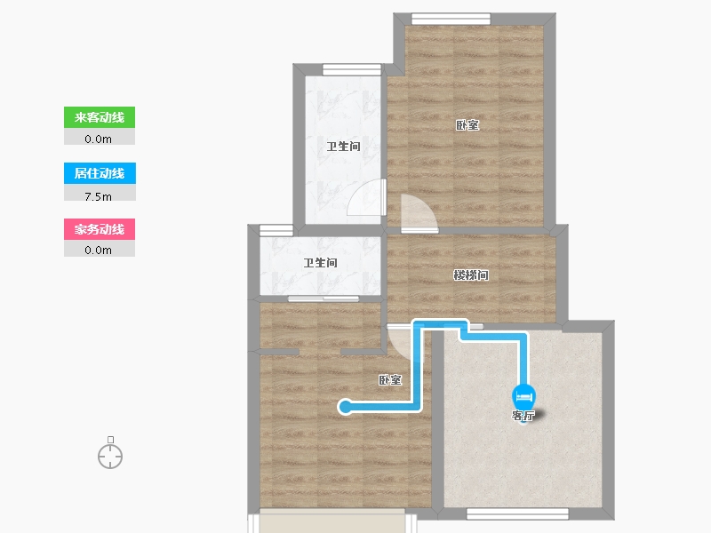 甘肃省-兰州市-保利领秀山-57.32-户型库-动静线