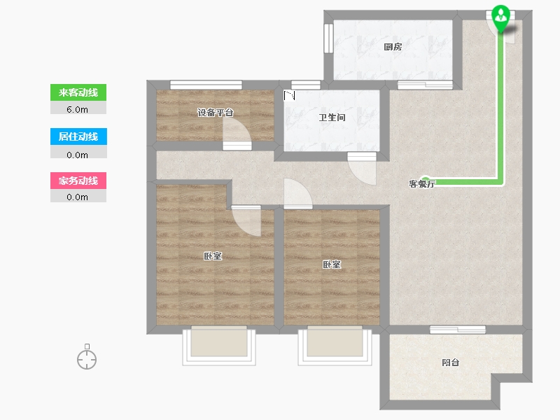 江苏省-苏州市-金科源江筑-73.01-户型库-动静线