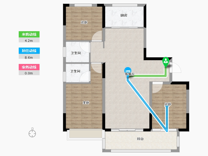 山东省-菏泽市-佳和雅园-115.01-户型库-动静线