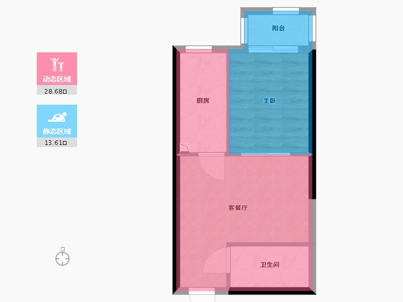 陕西省-西安市-林河世家-37.88-户型库-动静分区