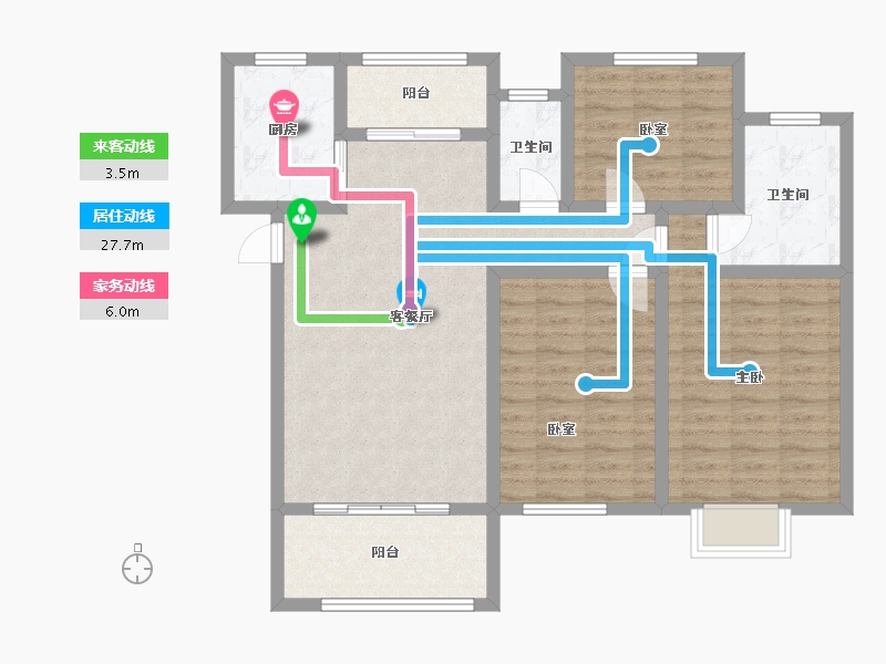 江西省-抚州市-荣安才子府-96.48-户型库-动静线