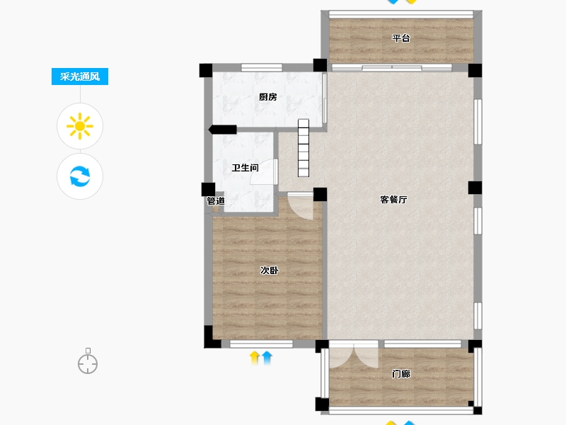 广西壮族自治区-北海市-碧桂园北纬21°-76.29-户型库-采光通风