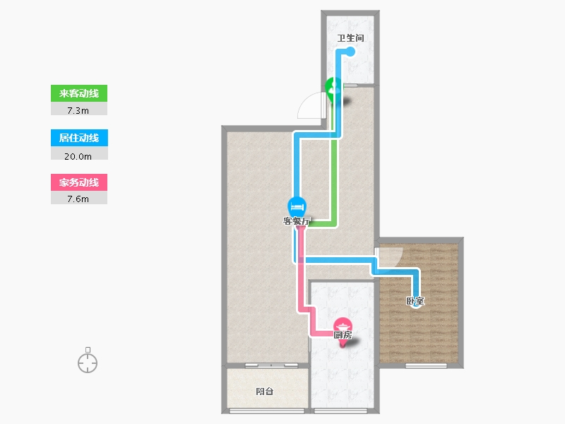 甘肃省-兰州市-华富瑞士名居-124.67-户型库-动静线