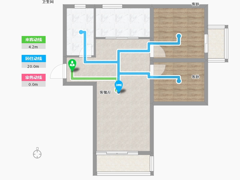 甘肃省-兰州市-华富瑞士名居-71.07-户型库-动静线