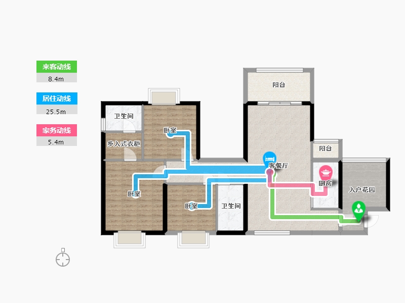 广西壮族自治区-玉林市-天湖御林湾-115.61-户型库-动静线