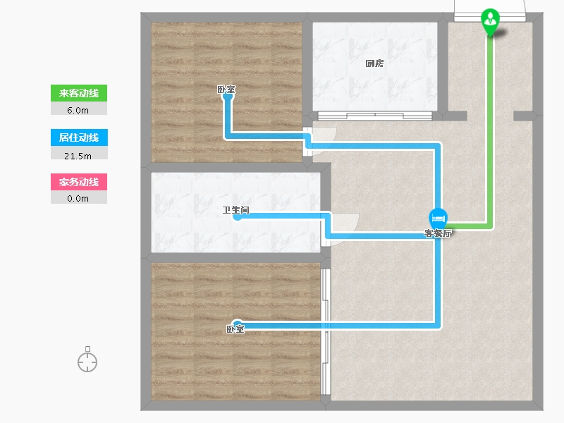 江苏省-苏州市-水秀天地-87.00-户型库-动静线