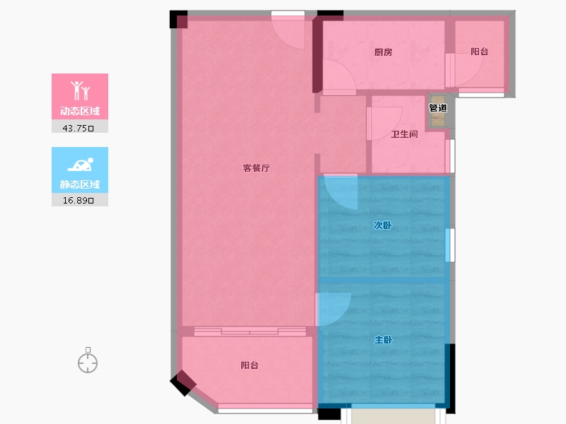 广西壮族自治区-北海市-碧桂园北纬21°-54.57-户型库-动静分区