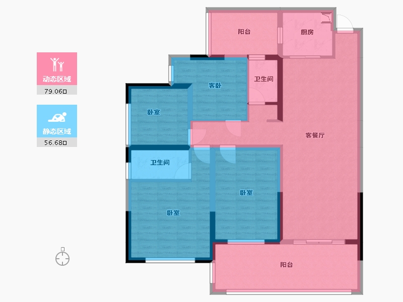 广西壮族自治区-玉林市-盛世翰林山水名城-120.81-户型库-动静分区