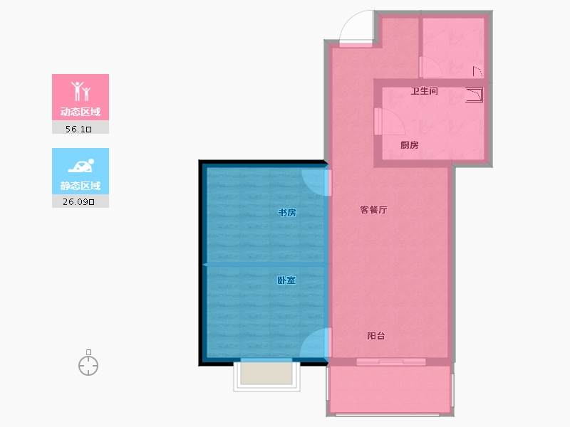 甘肃省-兰州市-和顺乐居限价商品房-73.39-户型库-动静分区