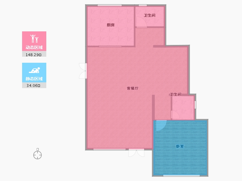 江苏省-常州市-绿城江南里-172.00-户型库-动静分区