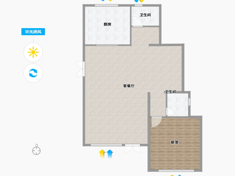 江苏省-常州市-绿城江南里-172.00-户型库-采光通风