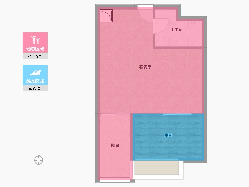 广西壮族自治区-北海市-盛荟天地-39.57-户型库-动静分区