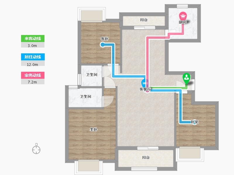 江西省-抚州市-恒瑞金鼎学府-82.02-户型库-动静线