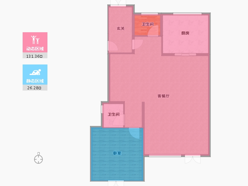 江苏省-常州市-绿城江南里-148.00-户型库-动静分区