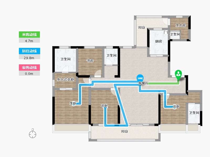 陕西省-榆林市-德通·新时代-155.47-户型库-动静线